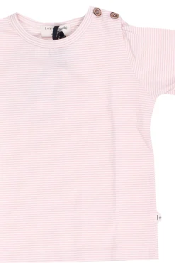 T-shirt girocollo in cotone stretch