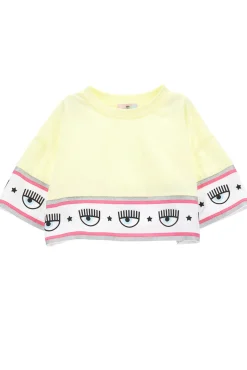 T-shirt in cotone logo