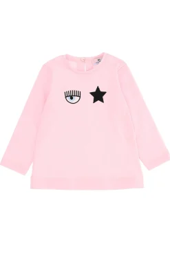 T-shirt in cotone occhio stella