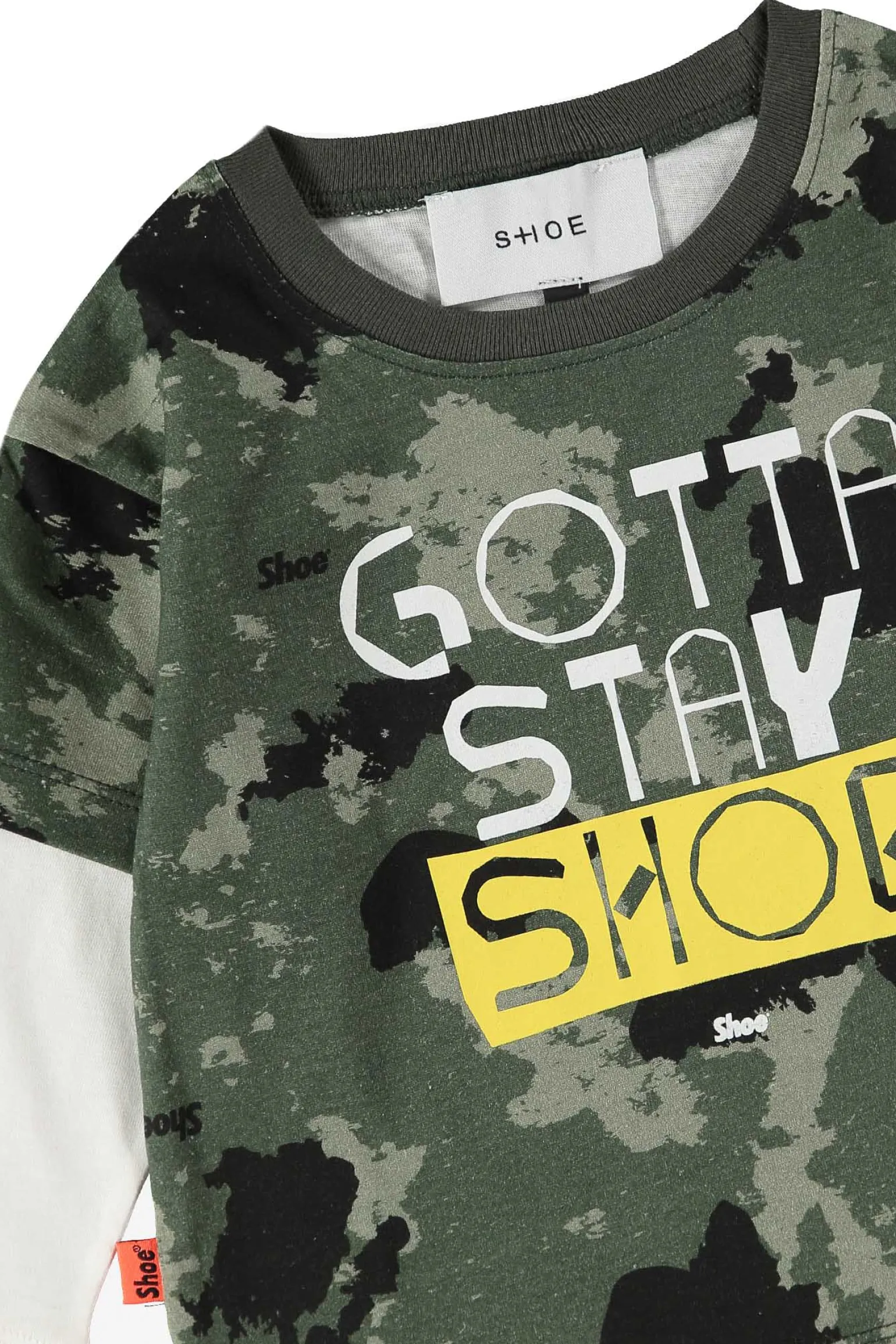 T-shirt in cotone stampa logo