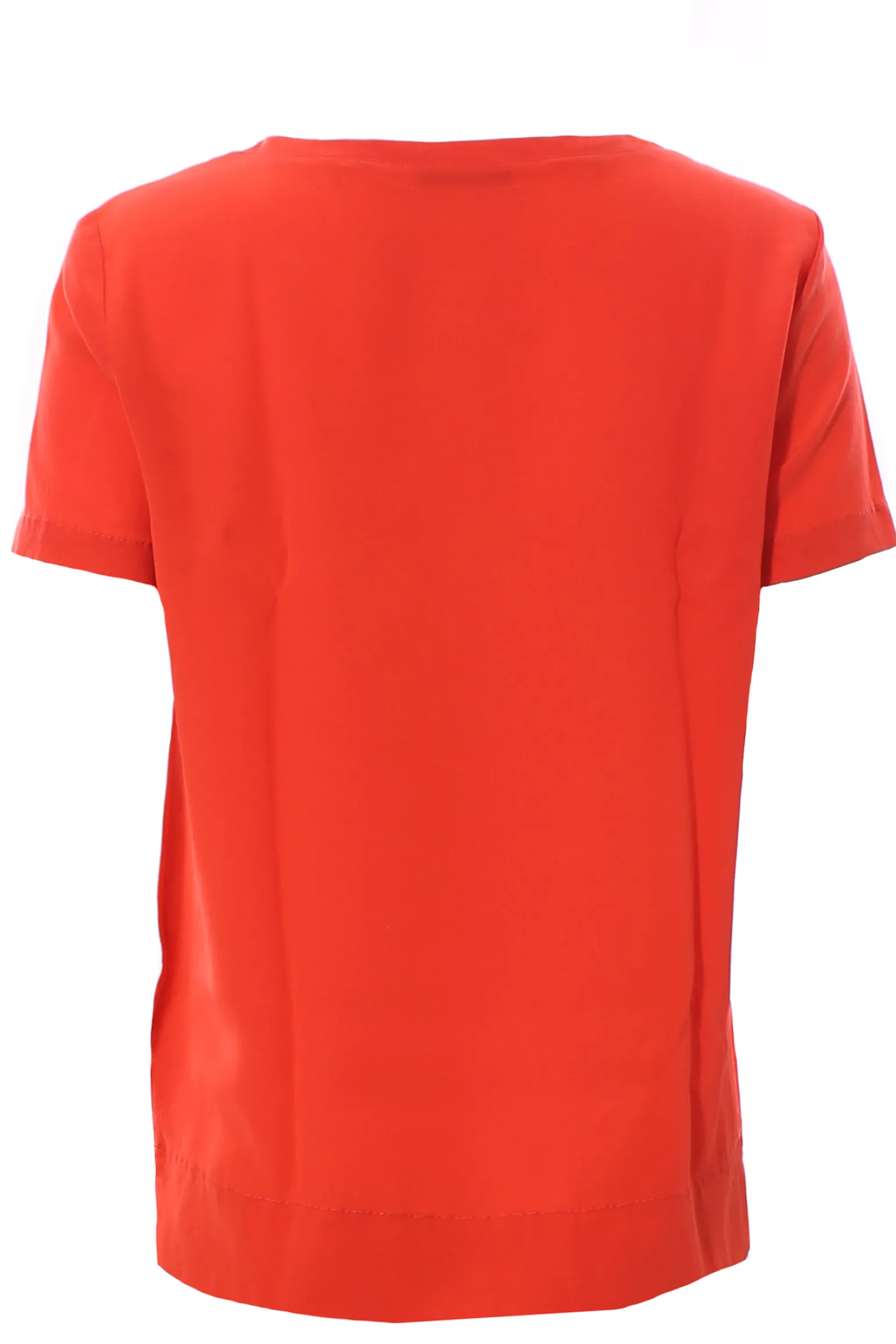 T-shirt in crepe de chine