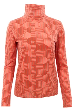 T-shirt in jersey disegno geometrico