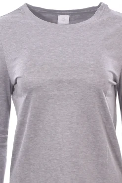 T-shirt in tencel manica lunga