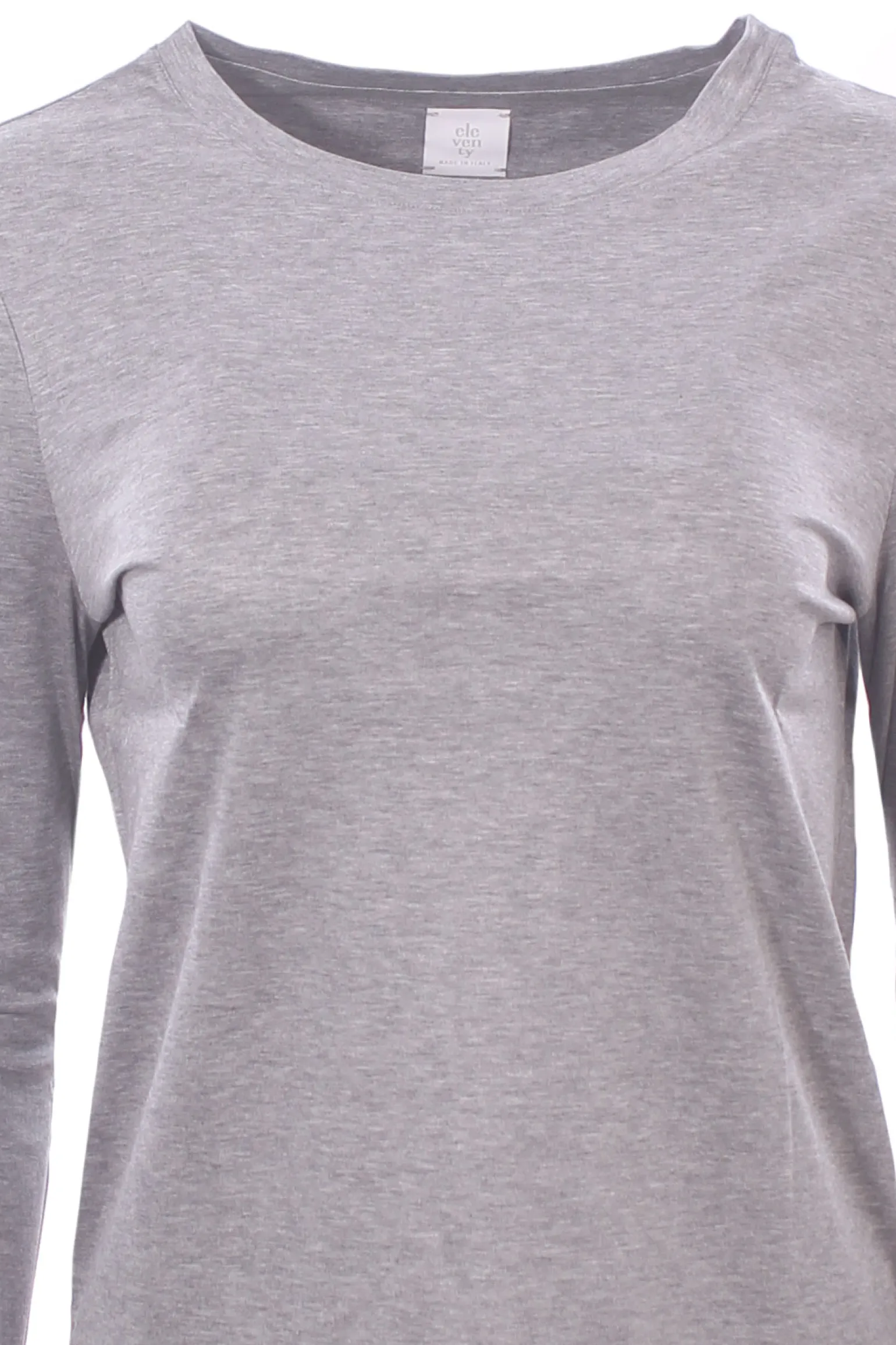 T-shirt in tencel manica lunga