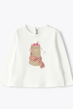 t-shirt orso in cotone