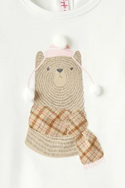 t-shirt orso in cotone