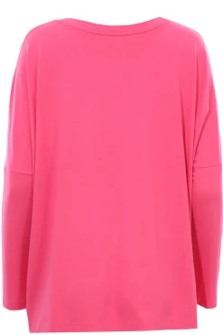 T-shirt over in viscosa
