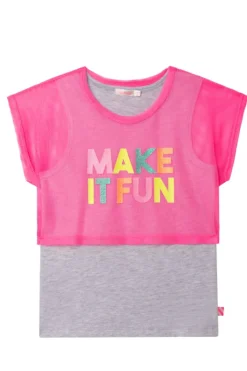 T-shirt rete fluo